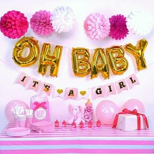 Baby shower decorations for girl